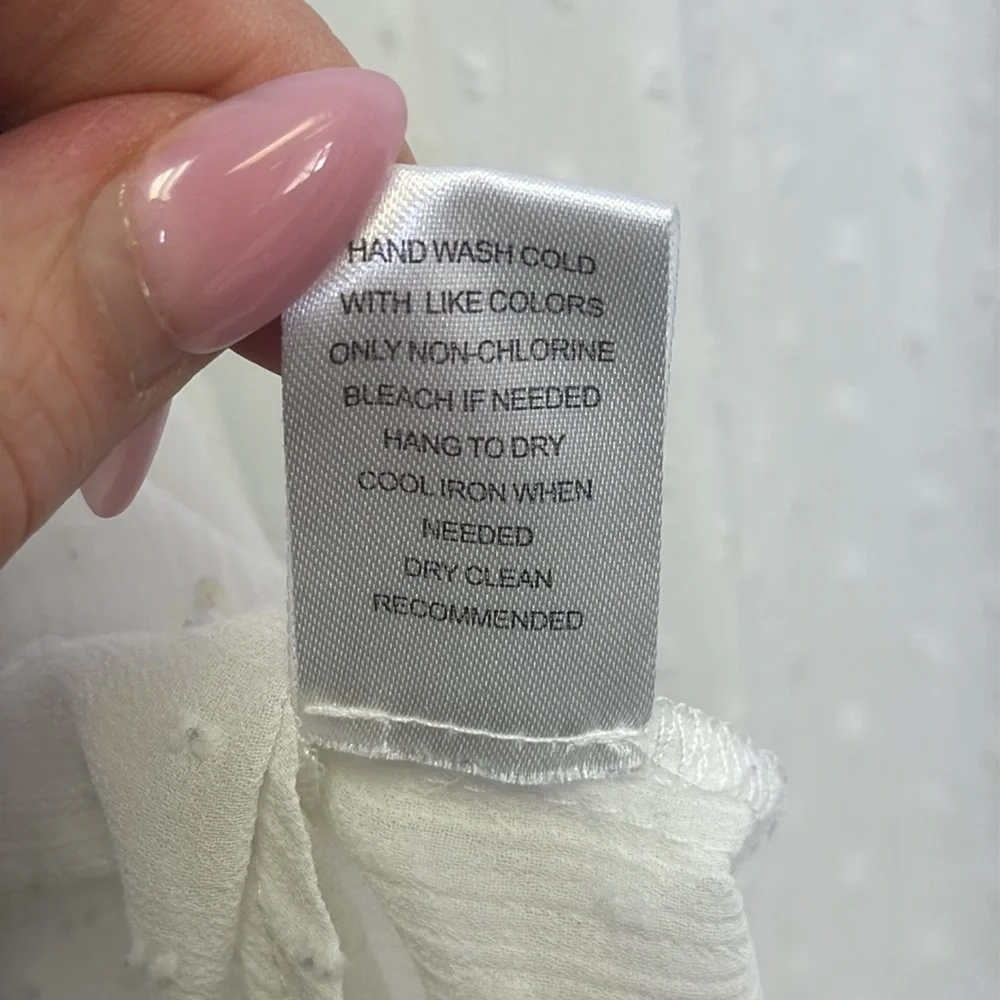 Daniel Rainn Cream V-Neck Blouse - Picture 9 of 9